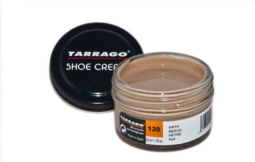 Крем для обуви, всех видов гладких кож, TARRAGO, SHOE Cream, стекло, 50мл., TCT31-120 BEECH (Бук) - фотография № 11