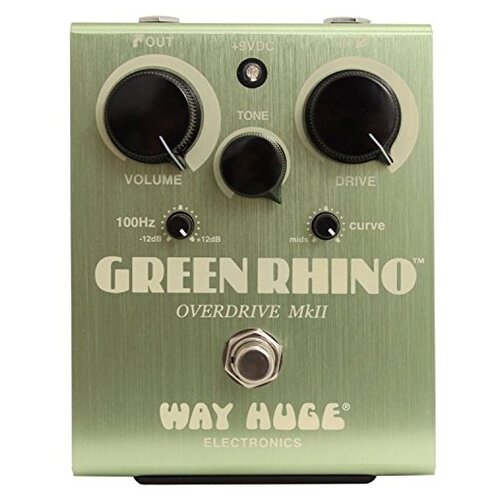 фото Dunlop педаль whe202 way huge green rhino overdrive mk ii