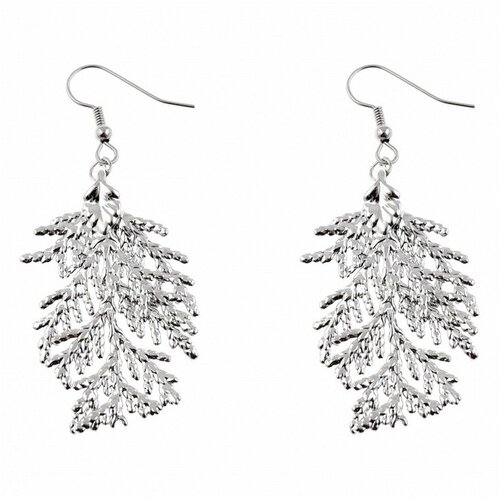 Серьги с подвесками Ester Bijoux, серебряный