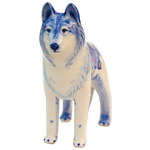 Статуэтка Волчья Собака Породистая Гжель - изображение