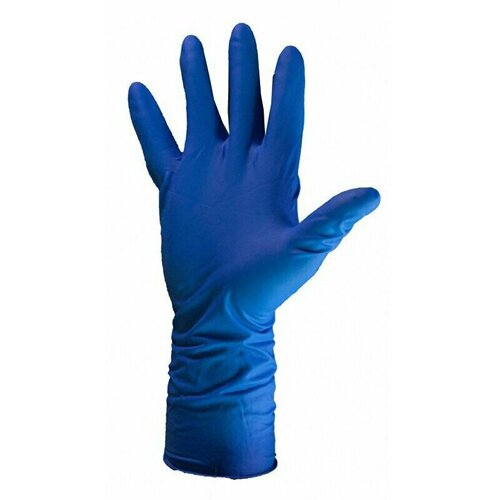 Перчатки медицинские смотровые Safe and Care High Risk DL 215 латексные неопудренные синие размер XL 50 штук/25 пар в упаковке, 1470686