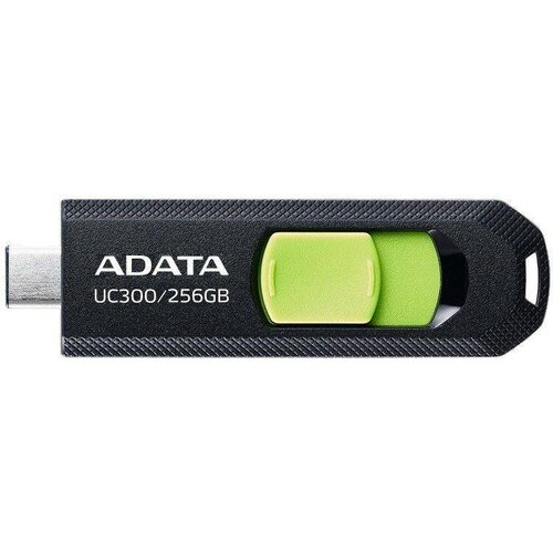 Флешка A-Data UC300 256ГБ USB3.2 черный/зеленый (ACHO-UC300-256G-RBK/GN)