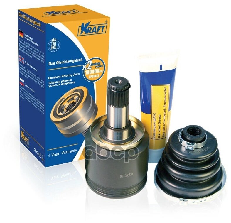 Шрус Ваз-2108 Внутренний "Kraft" (Kt 058878) Kraft арт. KT058878