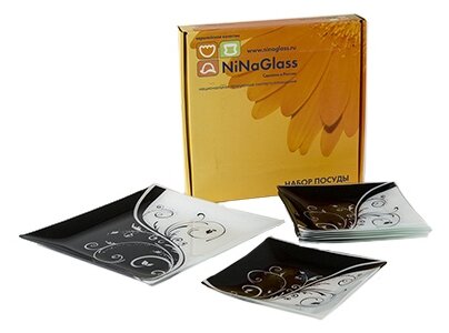 NinaGlass Набор тарелок Дуэт 85-122 7 шт.