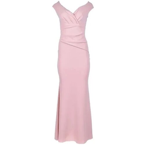 Платье Goddiva, вечернее, макси, размер 48, розовый