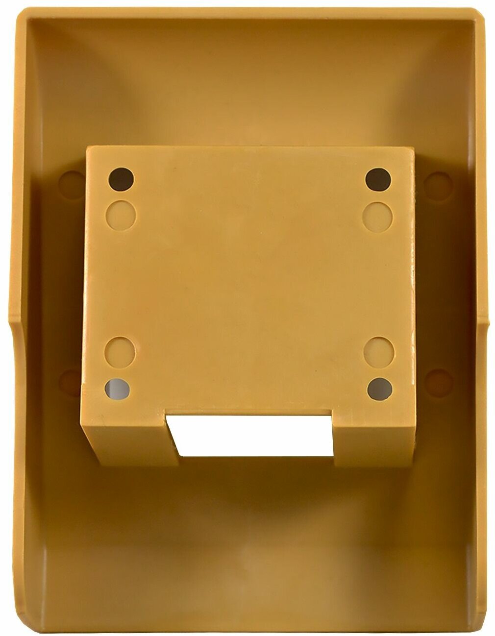 Монтажный бокс ПВХ к плинтусу, высота 56 мм, цвет светло-коричневый (2 шт.) - фотография № 4