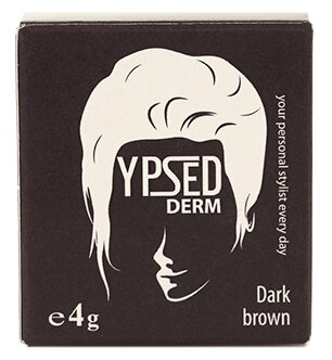 YPSED Пудра Derm, dark brown, 4 г