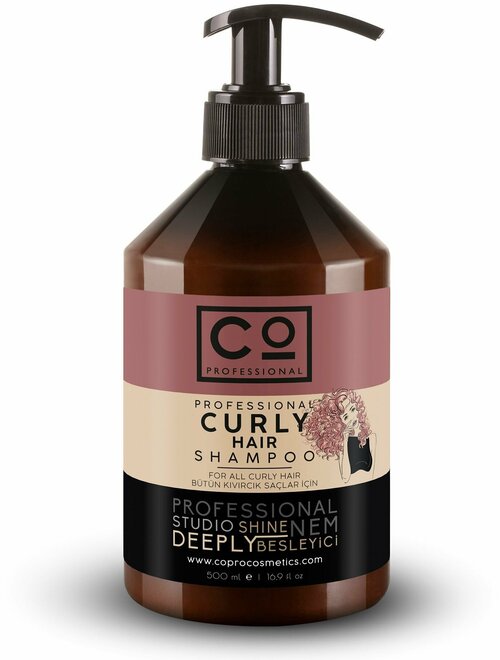 Шампунь для кудрявых волос CO PROFESSIONAL Curly Hair Shampoo, 500 мл