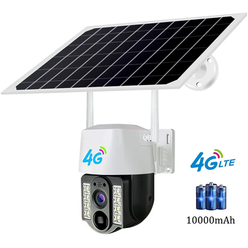 камера наружного видеонаблюдения mccpuo v380 pro на солнечной батарее 5 мп 4g sim карта Камера видеонаблюдения 4G на солнечной батарее,1080P, приложение V380 PRO, WinStreak