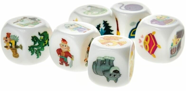 Настольная игра «Пластиковые кубики. Сказки Лукоморья» (жестяная коробочка) (03561) Десятое королевство - фото №3