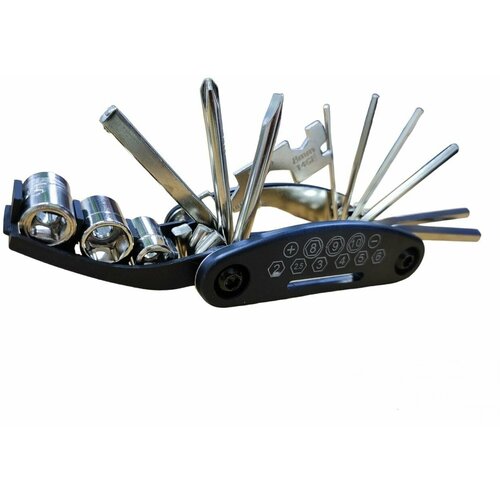 Мультитул для велосипеда мультитул складной black tools ct24 15в1