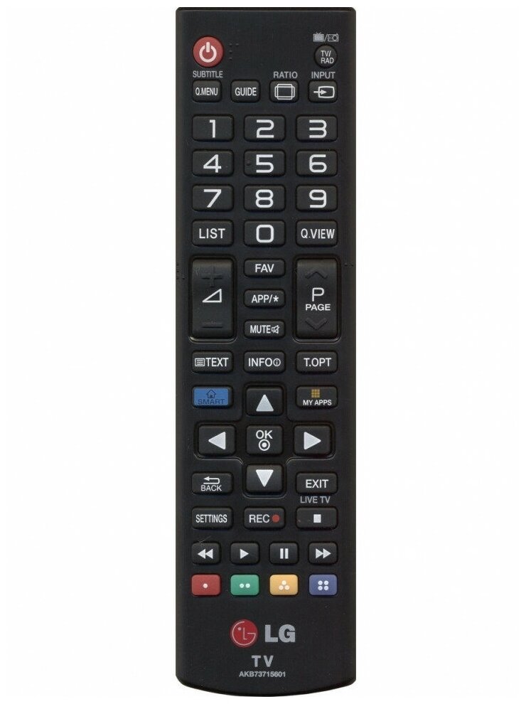 Оригинальный пульт для телевизоров LG AKB73715601 с кнопкой SMART