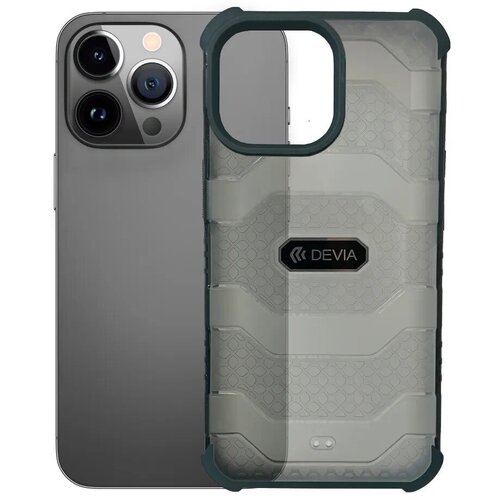 Чехол противоударный Devia Vanguard Series Shockproof Case для iPhone 13 Pro Max (Цвет: Army Green) чехол накладка devia shark series shockproof case для iphone 15 цвет clear