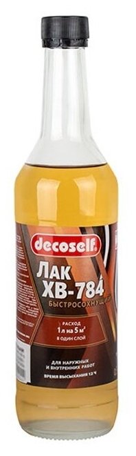 Лак ХВ-784 интерьерный