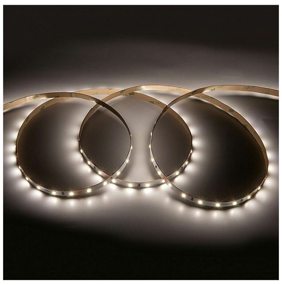 5м. Светодиодная лента белого цвета 4500K 2835, 7,2W, 24V, 60LED/m, IP20 General GLS-2835-60-7.2-24-IP20-PRM-4 (502041) - фото №2