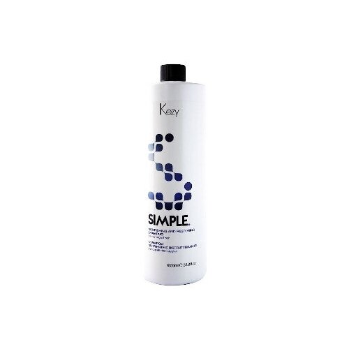 Kezy Simple Nourishing & Restoring Shampoo Шампунь питательный для поврежденных волос 1000 мл kezy simple nourishing