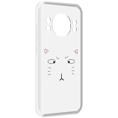 Чехол MyPads кот-части-лица для Doogee S98 / S98 Pro задняя-панель-накладка-бампер