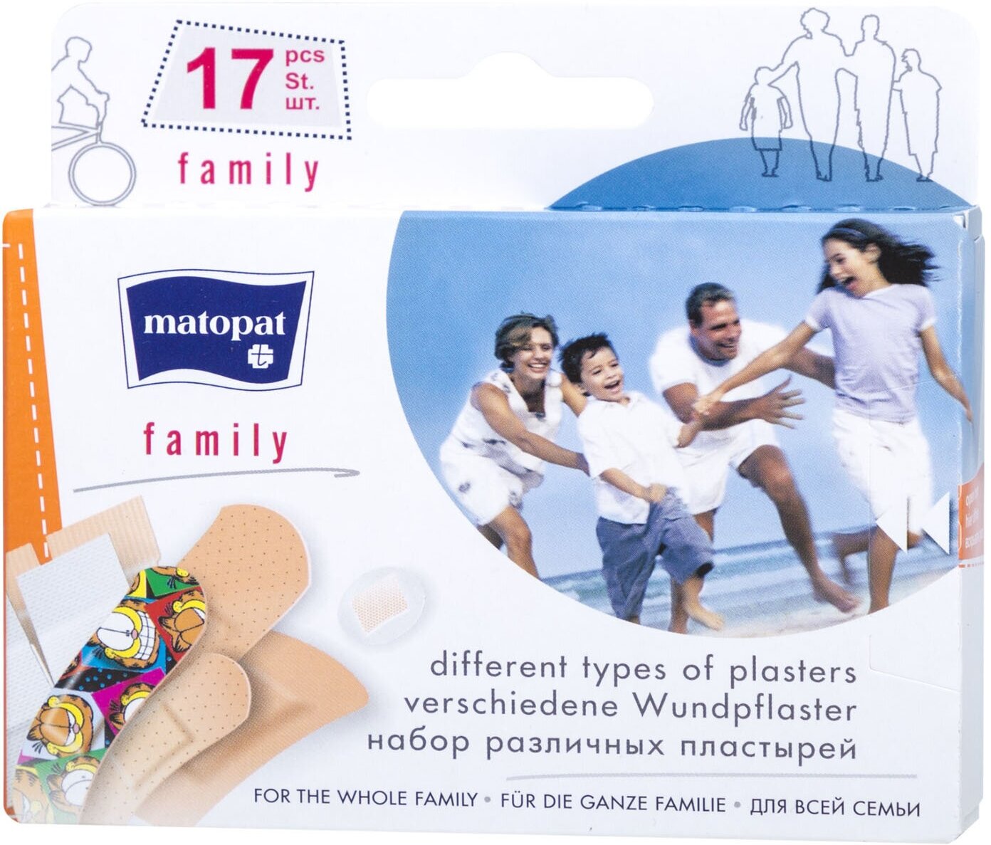 Пластыри MATOPAT FAMILY 17 шт