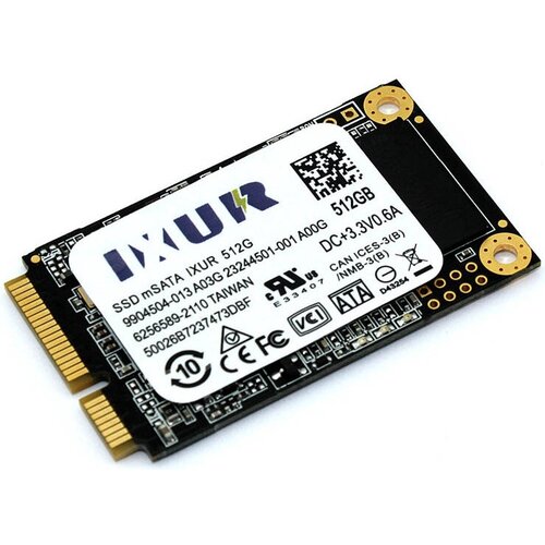 Твердотельный накопитель IXUR 512 ГБ mSATA 094960 560000₽