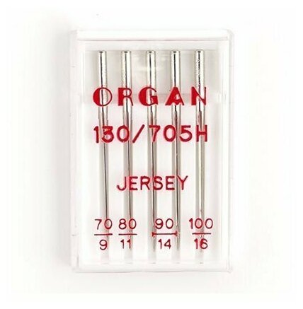 Organ иглы Джерси 5/70-100 блистер - фотография № 8
