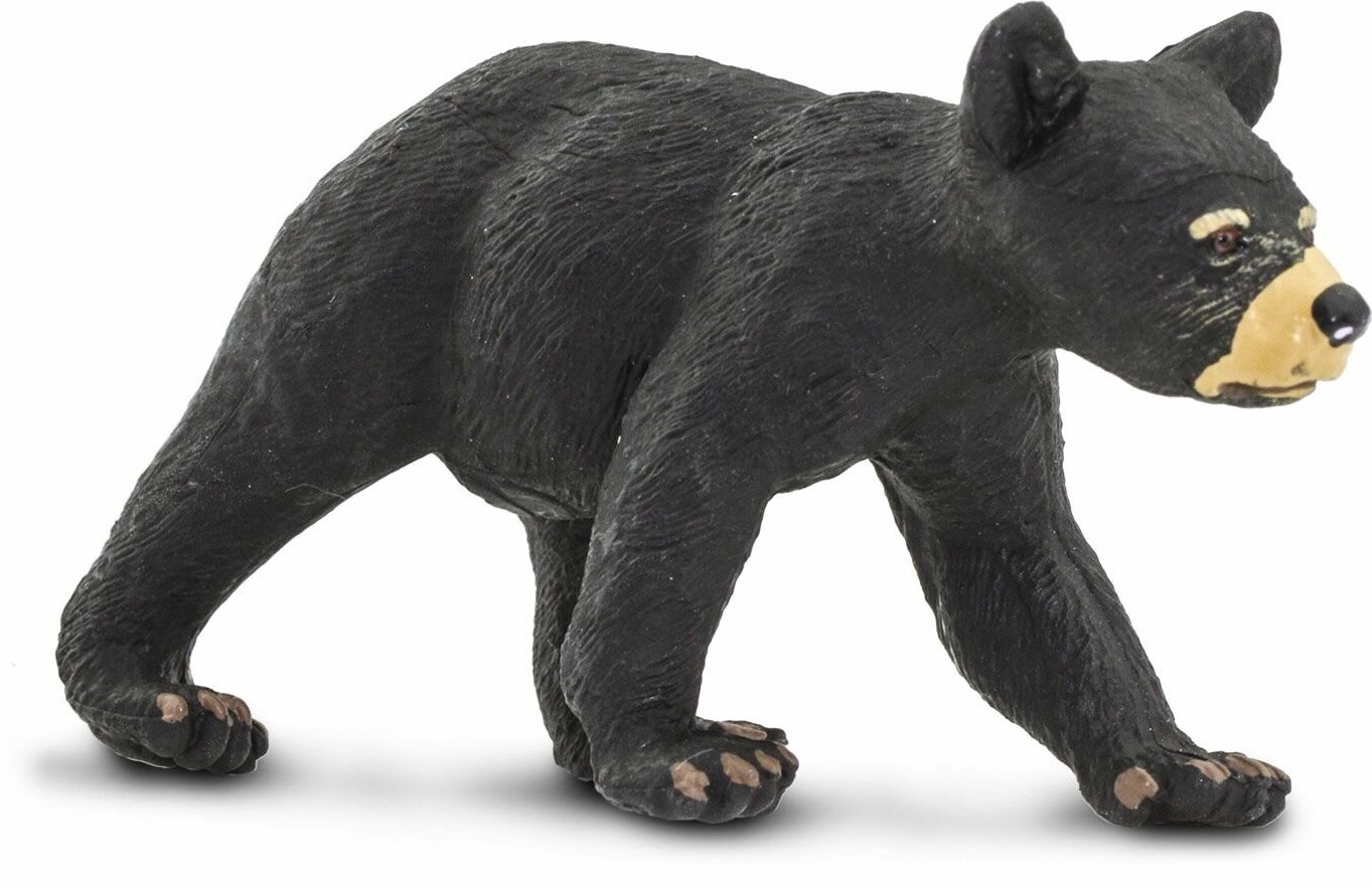 Фигурка животного медведя Барибал (детеныш), Safari Ltd, для детей, игрушка коллекционная, 273629