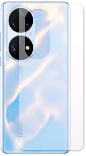 Гидрогелевая пленка LuxCase для Huawei P50 Pro 0.14mm Back Transparent 89927 - фото №5