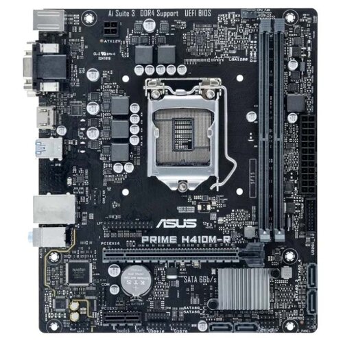 фото Материнская плата asus prime h410m-r