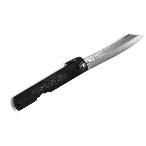 нож складной nagao higonokami 100 black HHCWI-80Black (7BK) Нож складной Хигоноками Nagao Kanekoma, лезвие 80мм, сталь SK 3cл, 2.2-2.8мм