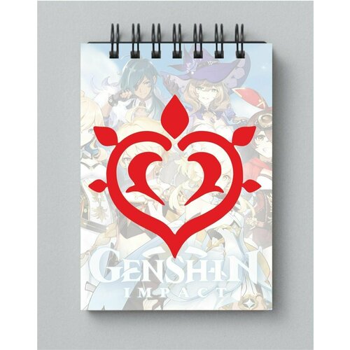 Блокнот стихия Геншин Импакт - Genshin Impact № 10