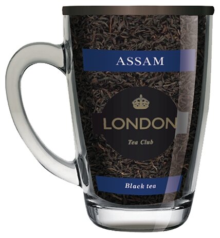 ЧАЙ черн.байх.круп/л,ВС, ASSAM, ТМ "London Tea Club", 70гр в стекл.кружке