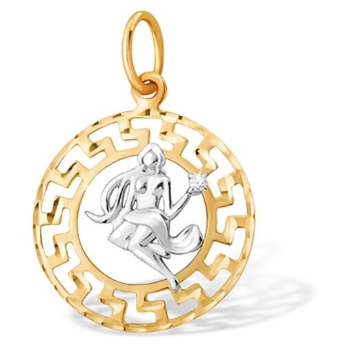 фото Знак зодиака дева из золота с фианитами п1427109 the jeweller the-jeweller