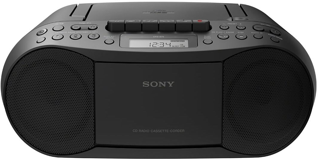 Магнитола Sony CFD-S70 черный