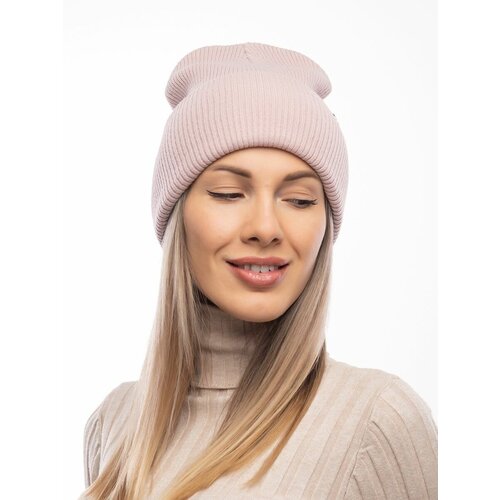 фото Шапка бини arkgreat, размер 52-58, розовый