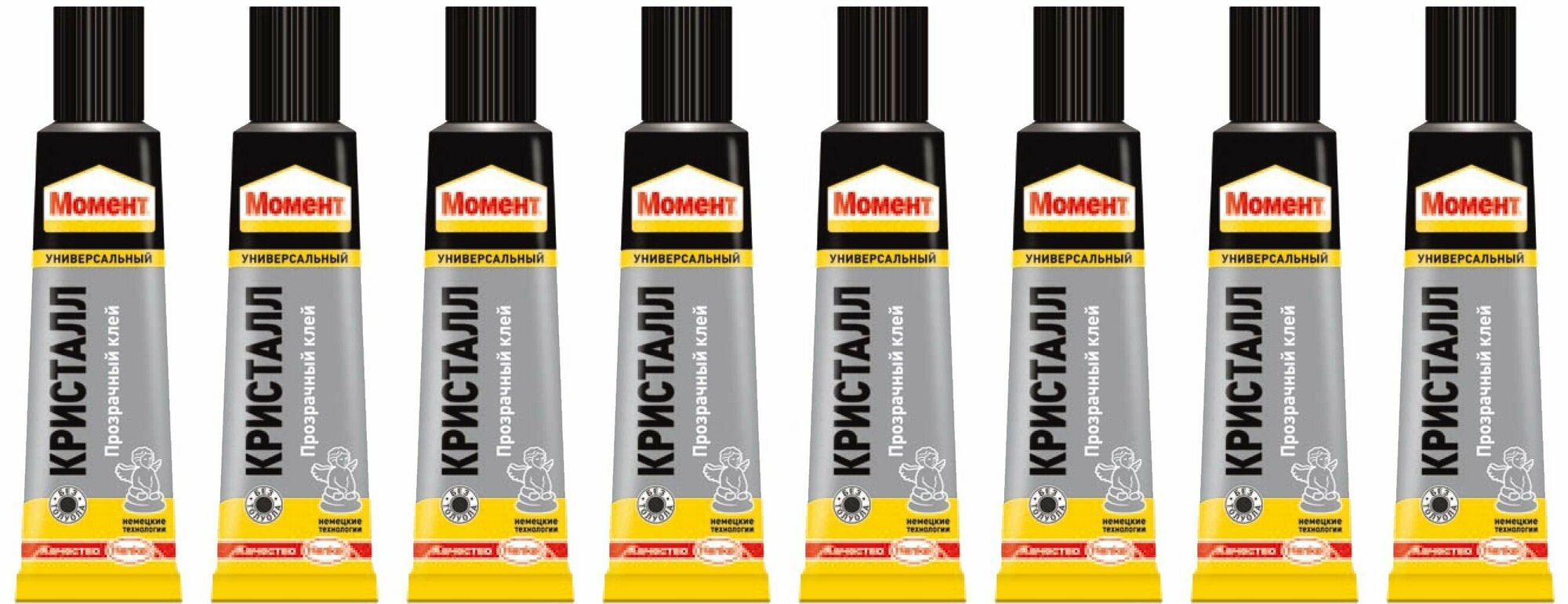 фото Клей Момент "Кристалл", 30 мл, 8 шт.
