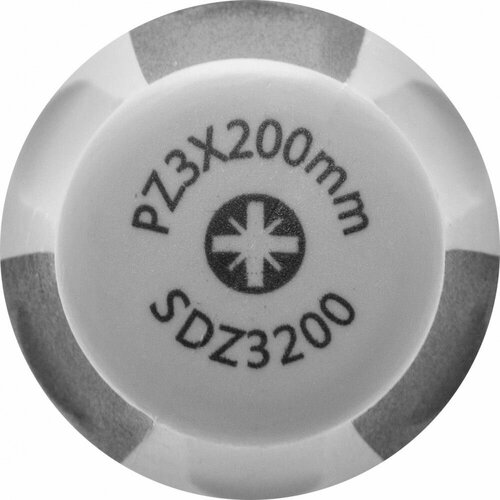 SDZ3200 Отвертка стержневая POZIDRIV, PZ3x200 мм sdz3150 отвертка стержневая pozidriv® pz3x150 мм