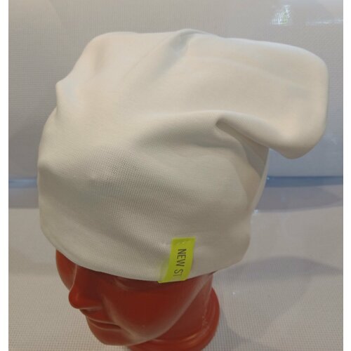 фото Шапка , размер 8-12, белый вашехобби