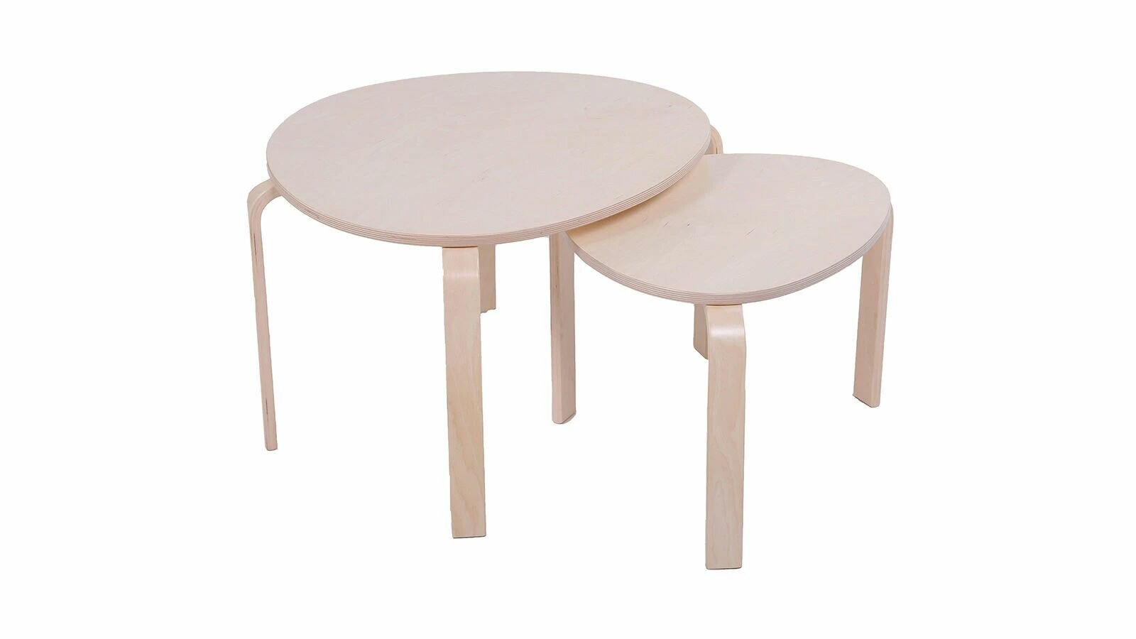 фото Комплект журнальных столов Taho (Тахо) Береза белая