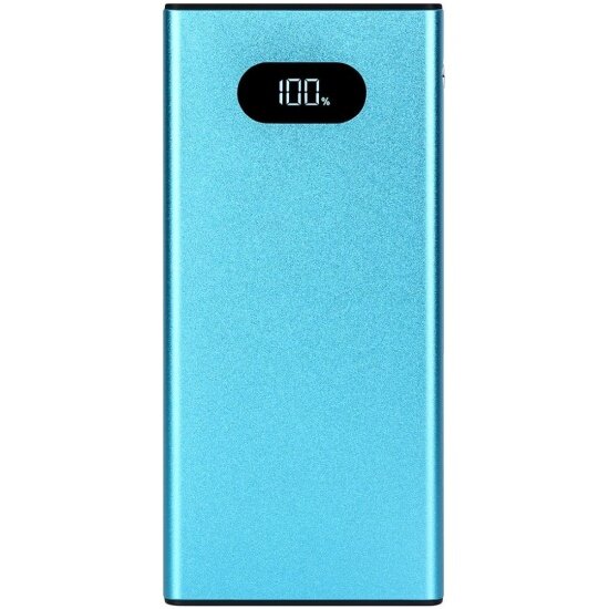 Внешний аккумулятор Tfn Blaze LCD 10000mAh, PD, 22.5W, синий