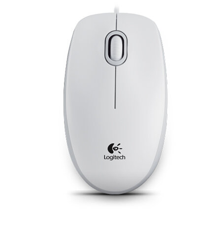 Мышь Logitech Mouse M100 USB White Ret