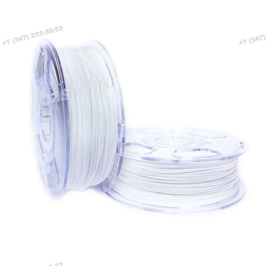 Пластик для 3D принтера GF PLA Белый (Snowflake) 175 мм. 1 кг Geek Filament