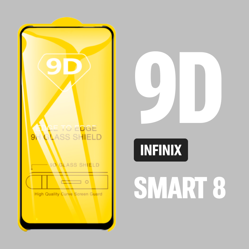 Защитное стекло для Infinix SMART 8 / 9D на весь экран