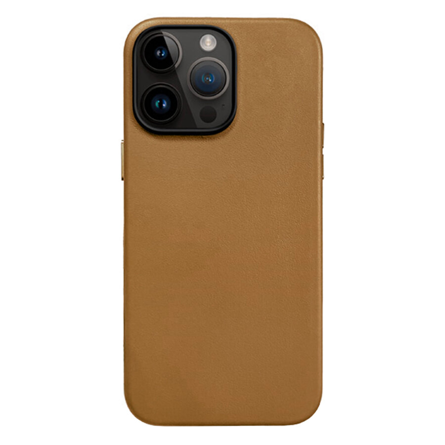 Чехол Leather Case KZDOO Noble Collection для iPhone 14 Pro 6.1", коричневый (3)
