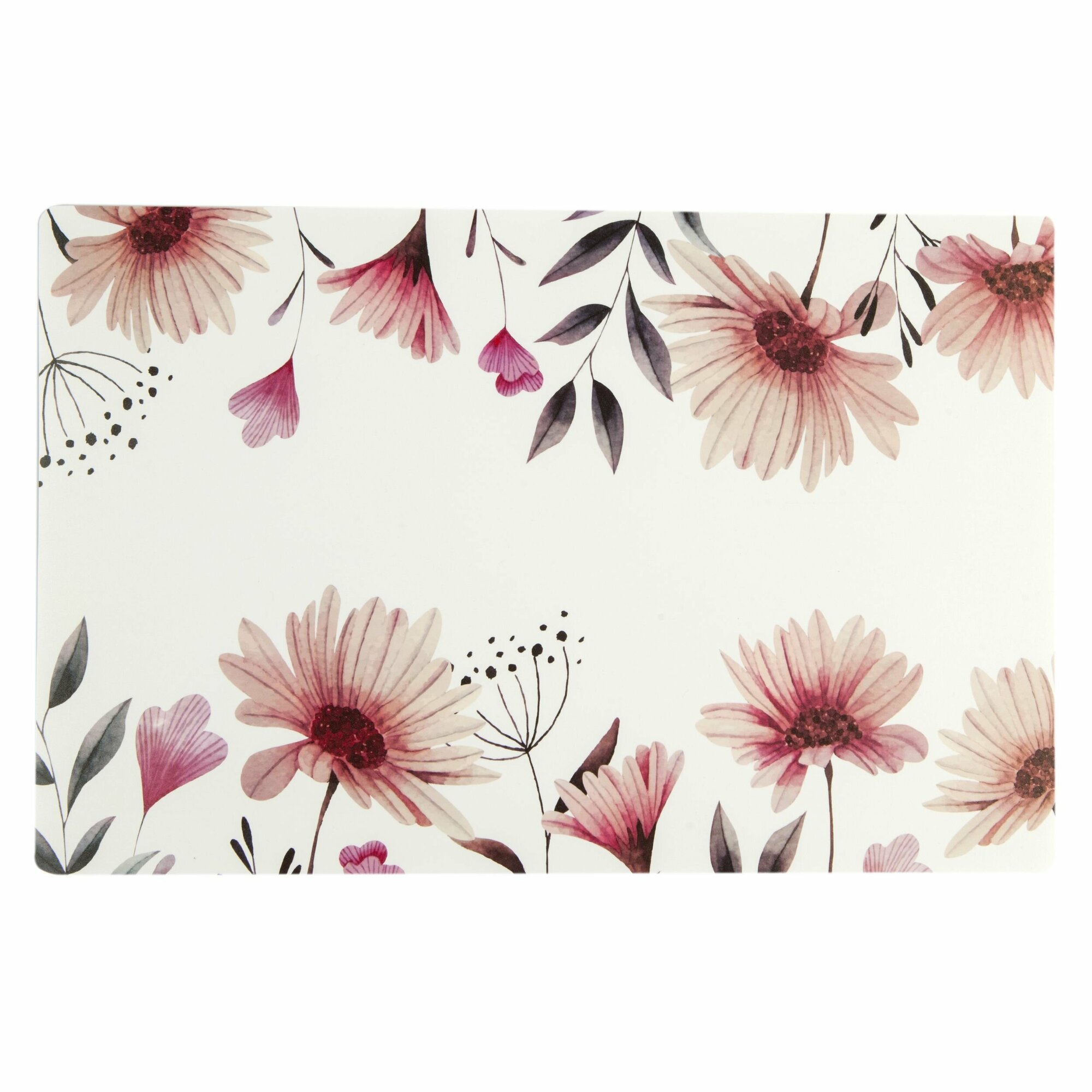 фото Набор 4-х индивидуальных салфеток "Летние цветы" 43*28см на прозрачной основе