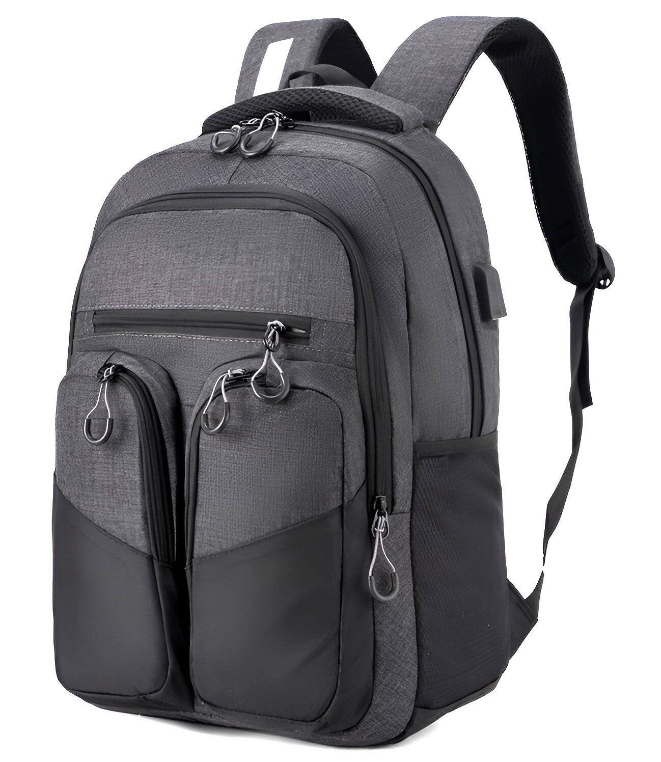 фото Рюкзак универсальный для города и путешествий с отделением для ноутбука, черный