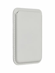 Картхолдер Wallet Белый Кожаный чехол-бумажник MagSafe для iPhone, White