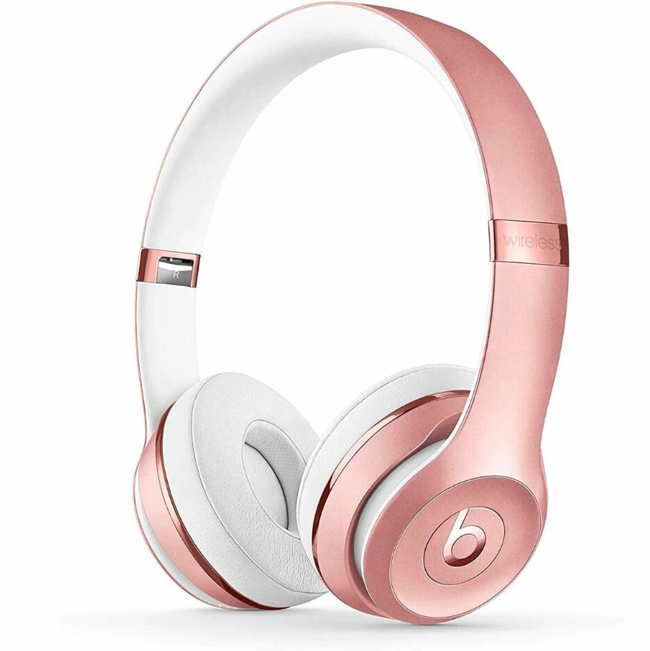 Беспроводные наушники Beats Solo3 Wireless, mini jack 3.5 mm, розовое золото