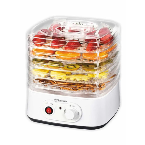 Сушка для овощей и фруктов Sakura SA-7808 250Вт 5 ярусов 332500₽