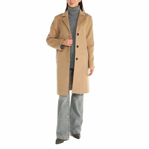 Пальто Calzetti, размер S, бежевый пальто calzetti размер s синий