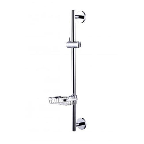 Стойка для душа с мыльницей металлическая LANDBERG LB-8800-60см chrome