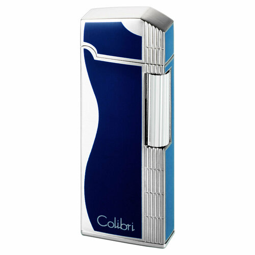 зажигалка газовая colibri of london jazz black Зажигалка газовая Colibri OF LONDON Jazz Blue & Silver